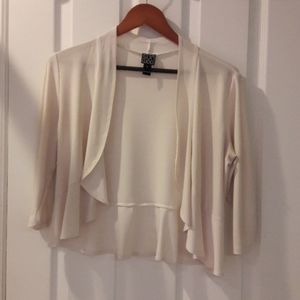 Ivory lightweight jacket